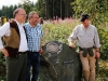 Ortsvorsteher Gilbert Gerke, Ortsheimatpfleger Jörg Dienst, Schirmherr S.D. Gustav Prinz zu Sayn-Wittgenstein-Berleburg (v.li.)